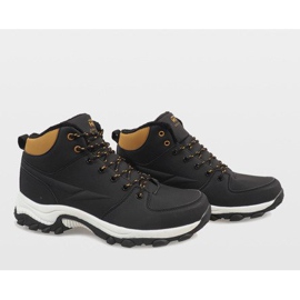 Botas de nieve negras con aislamiento 9WCH-86421 negro amarillo 6