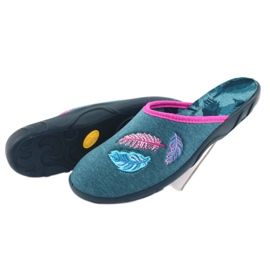 Zapatos de mujer color befado 235D166 azul rosado 4