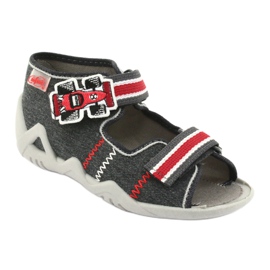 Calzado infantil befado 250P087 rojo gris 3