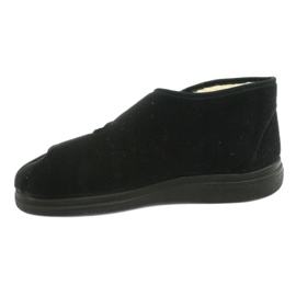 Dr.ORTO Befado pantuflas cálidas de pu para mujer 986D011 negro 2