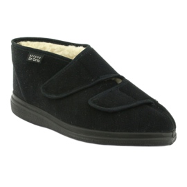 Dr.ORTO Befado pantuflas cálidas de pu para mujer 986D011 negro 1