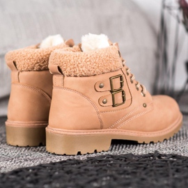 SDS Tramperos de moda con hebillas rosado 5