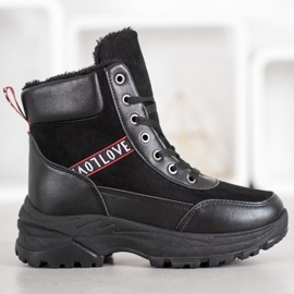 Haver Zapatillas cálidas negro 6