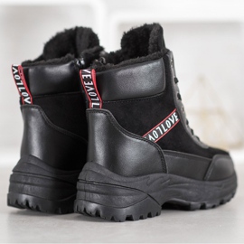 Haver Zapatillas cálidas negro 7