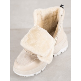 Bella Paris Zapatillas cálidas marrón 5