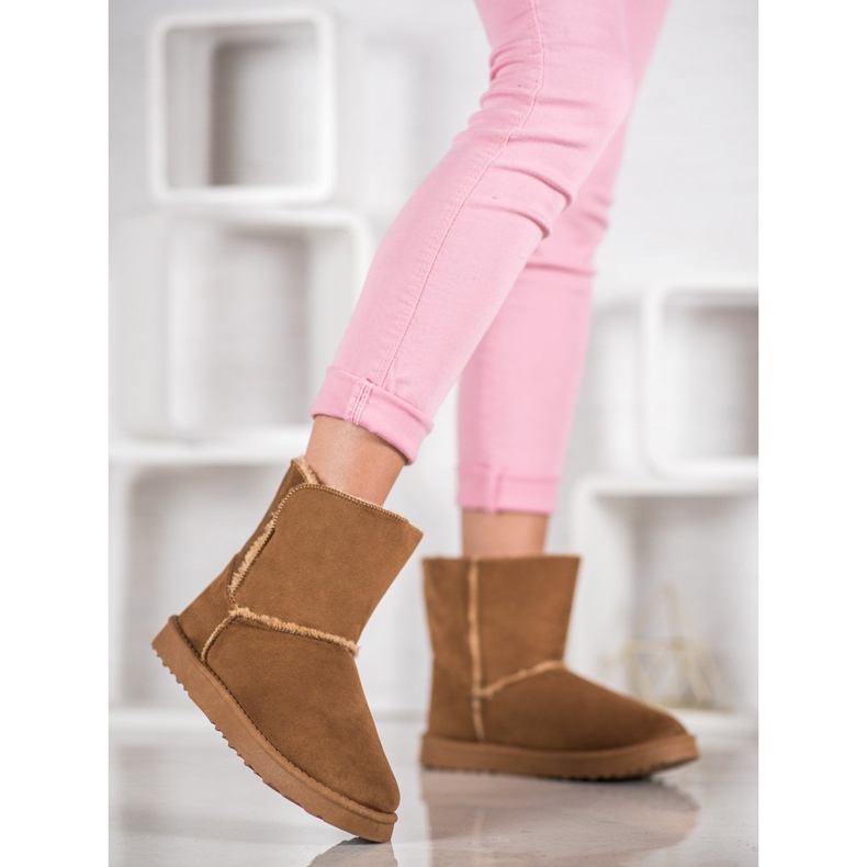 Lucky Shoes Botas de nieve camel marrón 2