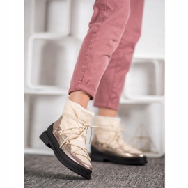 Botas de nieve textiles VICES dorado 1 Botas de nieve textiles VICES dorado 1