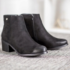 Goodin Botas de gamuza clásicas negro 3