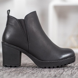J. Star Botas de Tacón Alto negro 4