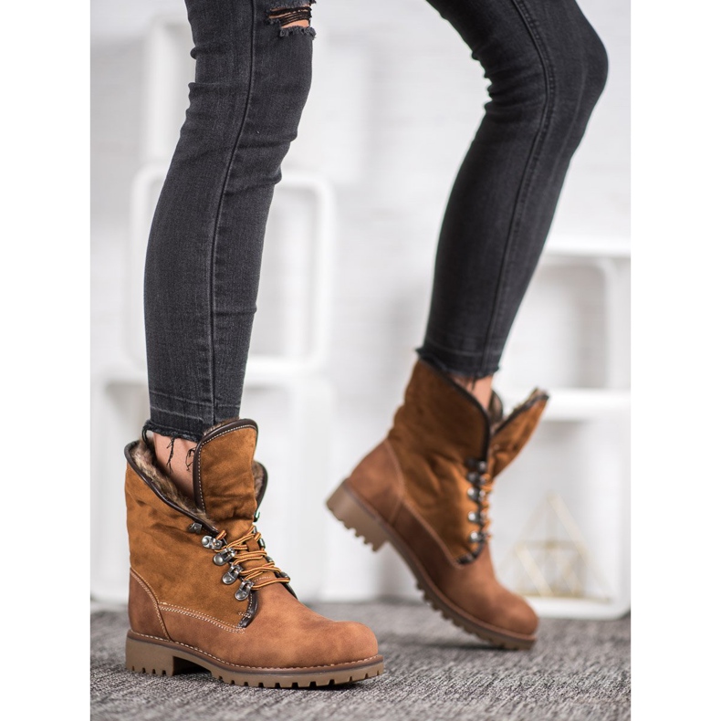 SDS Botas con vástago enrollable marrón 2 SDS Botas con vástago enrollable marrón 2