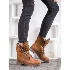 SDS Botas con vástago enrollable marrón 3