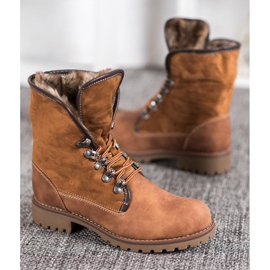 SDS Botas con vástago enrollable marrón 6