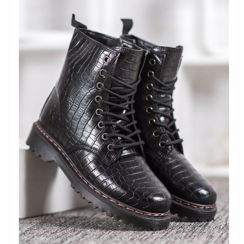 SHELOVET Trabajadores negros con cuero ecológico 2 SHELOVET Trabajadores negros con cuero ecológico 2