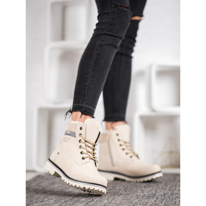 SHELOVET Tramperos con cremallera marrón 2 SHELOVET Tramperos con cremallera marrón 2