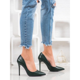 Small Swan Tacones altos sexy verde 4