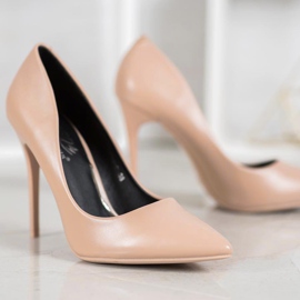 Small Swan Tacones altos sexy marrón 2