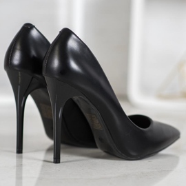 Small Swan Tacones altos sexy negro 3