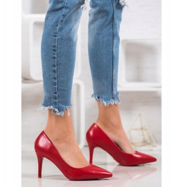 Small Swan Tacones rojos elegantes 4