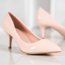 Small Swan Zapatos cómodos lacados rosado 4
