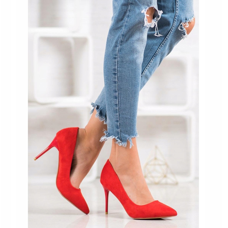 SHELOVET Sexy tacones rojos 1