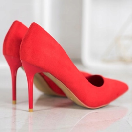 SHELOVET Sexy tacones rojos 4