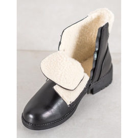 J. Star Botas con piel de oveja negro 2