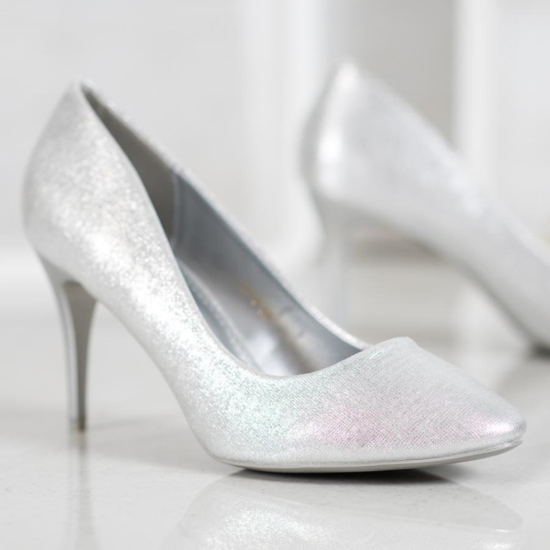 Comer Alfileres Lacados Plateados gris 2