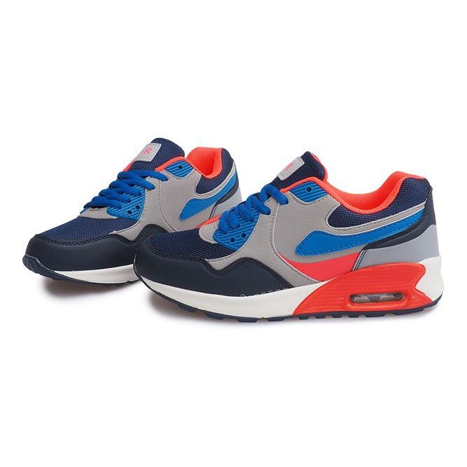 Zapatillas B308A-1 Gris azul marino multicolor 1