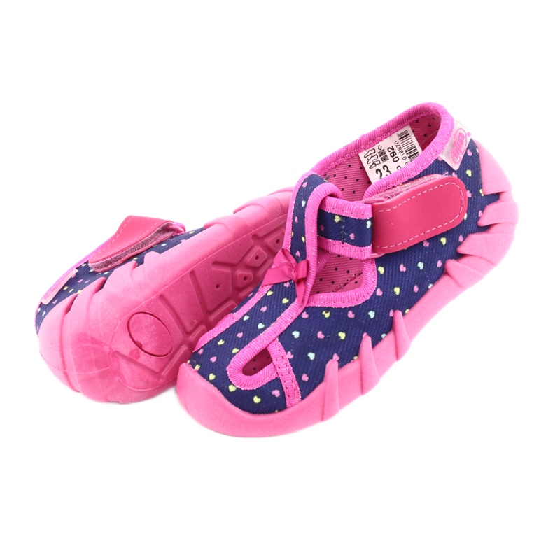 Calzado infantil befado 190P092 azul marino rosa 5