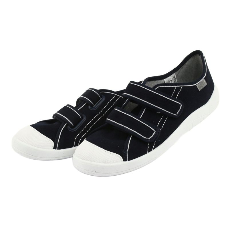 Zapatillas Befado Juvenil con Velcro 124Q005 Azul marino 3 Zapatillas Befado Juvenil con Velcro 124Q005 Azul marino 3