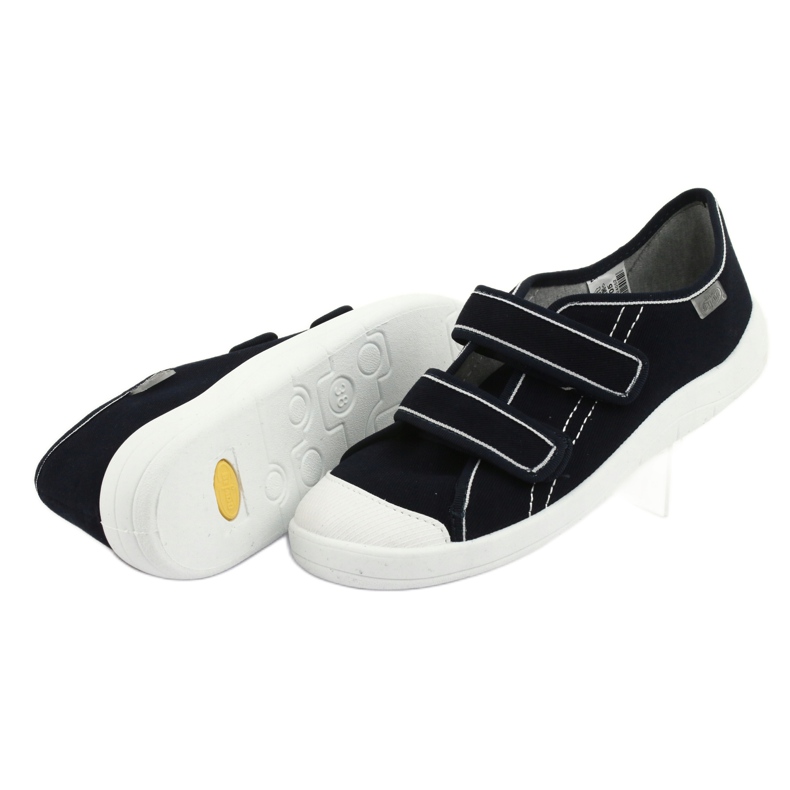 Zapatillas Befado Juvenil con Velcro 124Q005 Azul marino 4 Zapatillas Befado Juvenil con Velcro 124Q005 Azul marino 4