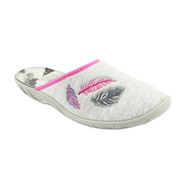 Zapatos de mujer color befado 235D164 gris rosa 1