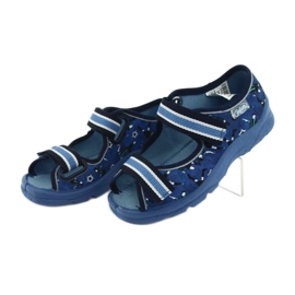 Sandalias infantiles de Befado para velcro 969x141 azul 4
