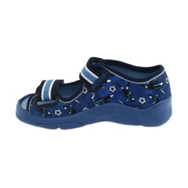 Sandalias infantiles de Befado para velcro 969x141 azul 3