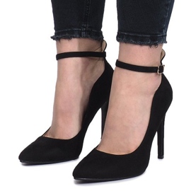 Zapatos negros con tacón Heaven 2