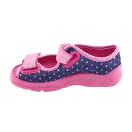 Calzado infantil befado 969X143 azul marino rosado 2