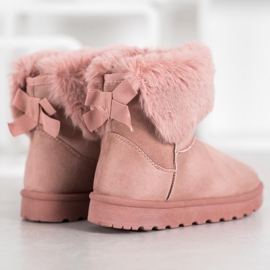 SHELOVET Mukluki con piel rosado 3