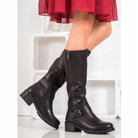 Sixth Sense Botas con hebilla negro 1