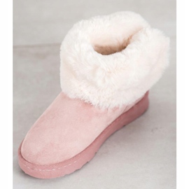 Bella Paris Botas de nieve con pompones rosado 7
