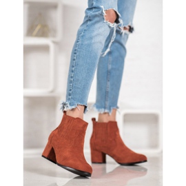 Nio Nio Botines chelsea naranja 1