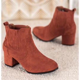 Nio Nio Botines chelsea naranja 4