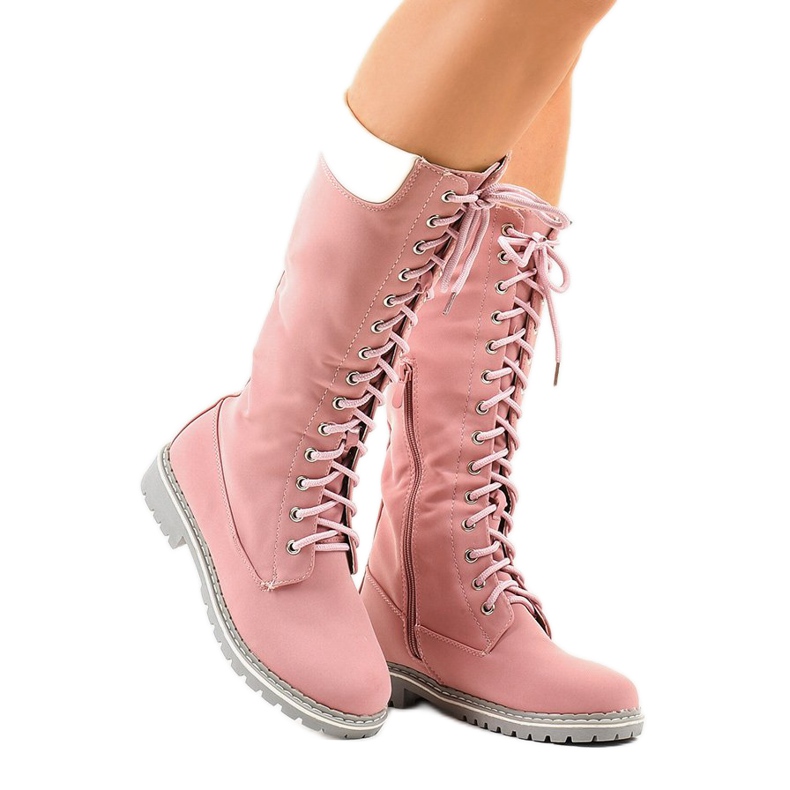 Bota aislante rosa PE106 rosado 2 Bota aislante rosa PE106 rosado 2