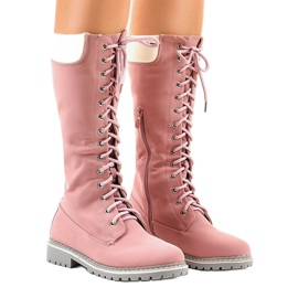 Bota aislante rosa PE106 1