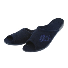 Zapatos de mujer befado pu 256D002 azul marino 3