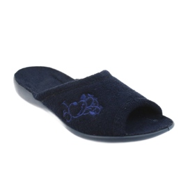 Zapatos de mujer befado pu 256D002 azul marino 1