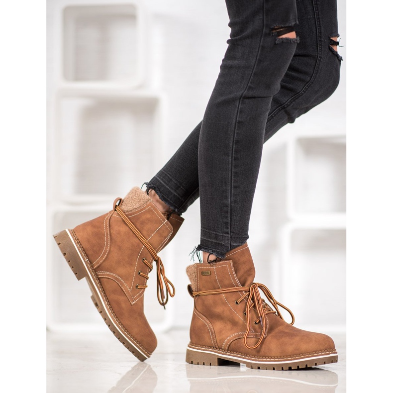 SDS Botas con cordones con aislamiento marrón 1 SDS Botas con cordones con aislamiento marrón 1