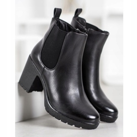 Bella Paris Botas calientes en tacones altos negro 4