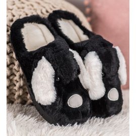SHELOVET Zapatillas para perros negro 2