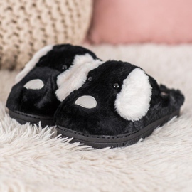 SHELOVET Zapatillas para perros negro 3