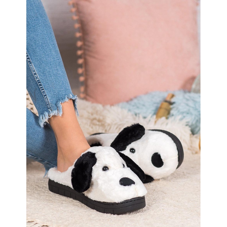 SHELOVET Zapatillas para perros blanco 2